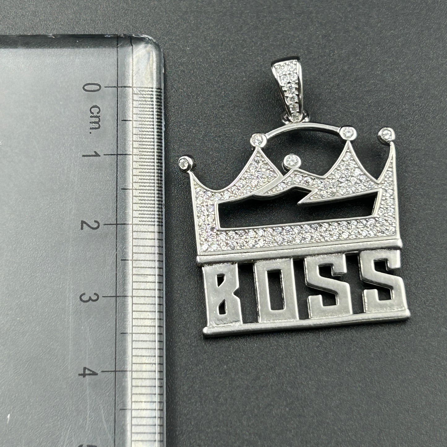 BOSS Pendant - Men's Silver Pendant