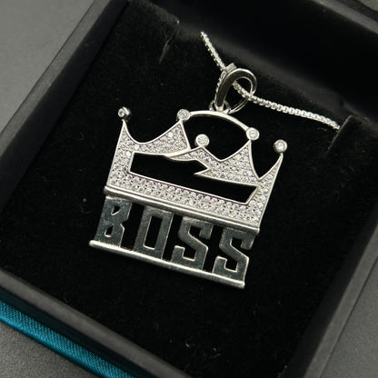 BOSS Pendant - Men's Silver Pendant