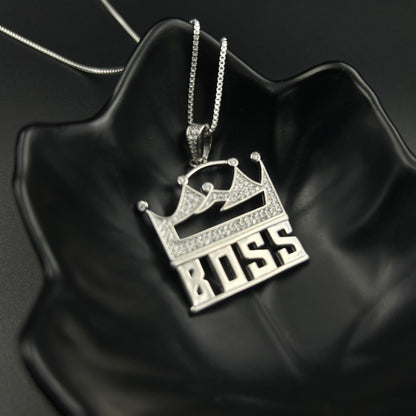 BOSS Pendant - Men's Silver Pendant