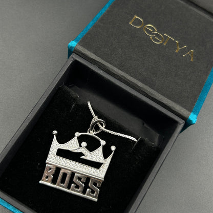 BOSS Pendant - Men's Silver Pendant