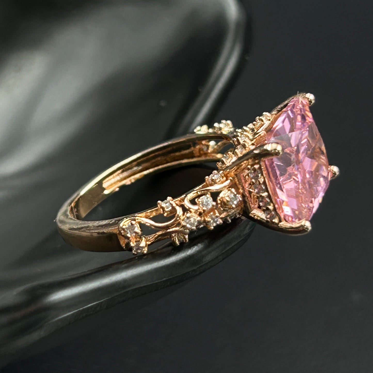 Pink Ruby Ring - Pure Silver Ring