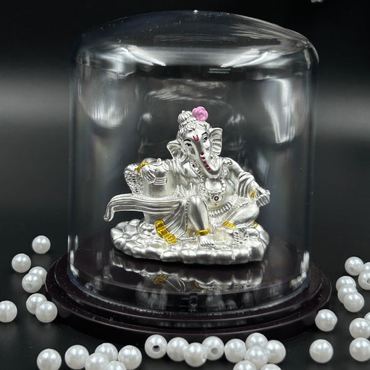 Shree Ganesh 999 Silver Murti