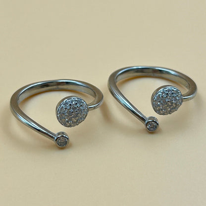 Silver Round Toe Ring - Women's Toe Ring