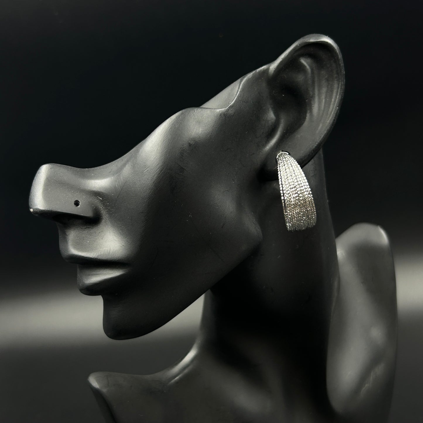 18K Gold Plated BIG HOOP Earring