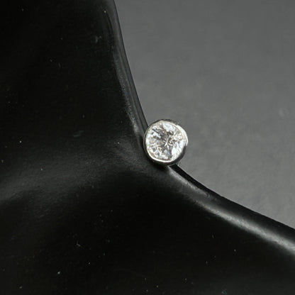 Bezel Cut Diamond Nose Pin