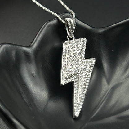 Silver Pendant - THUNDER Pendant for Men