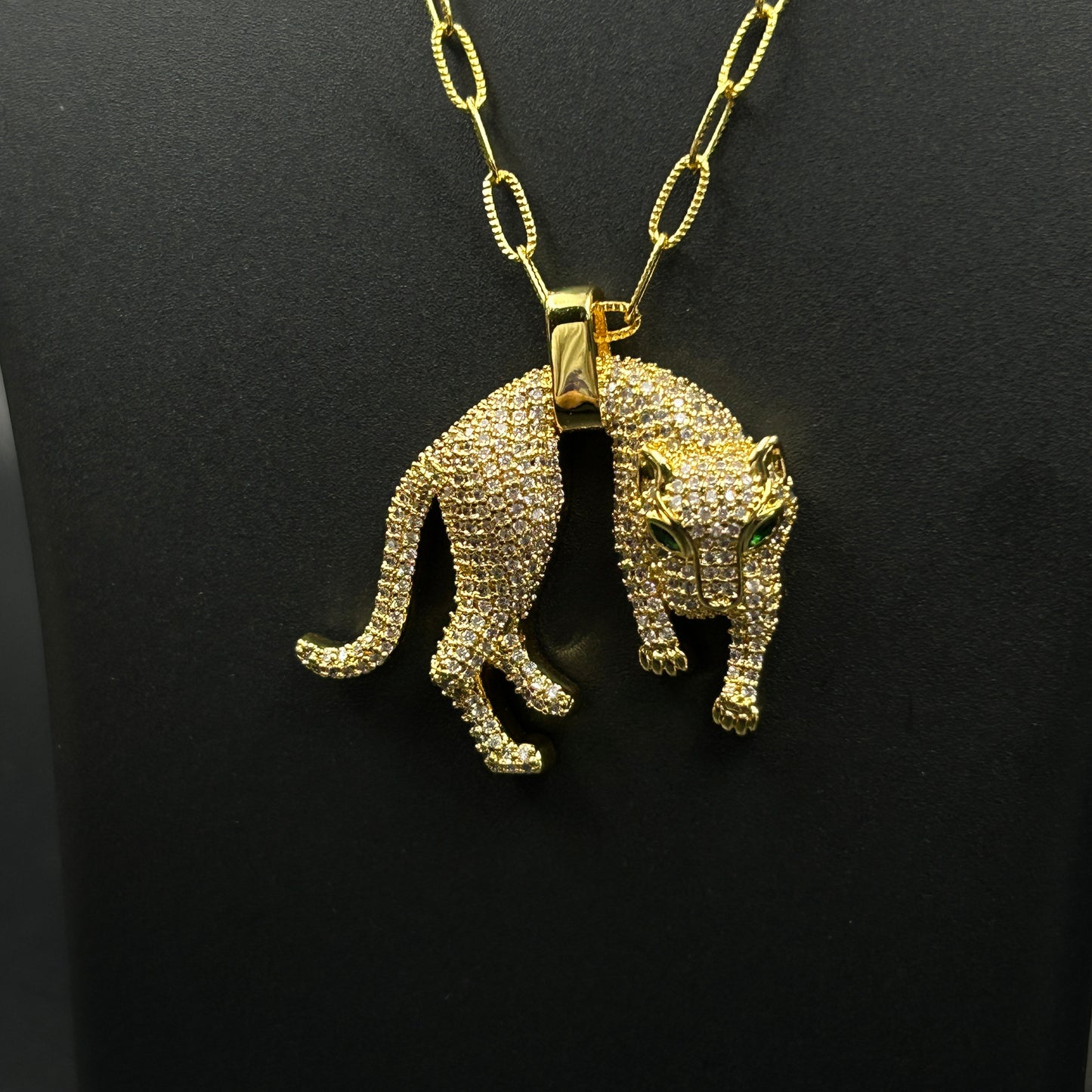 Panther with Chain - Stainless Steel (BIG)