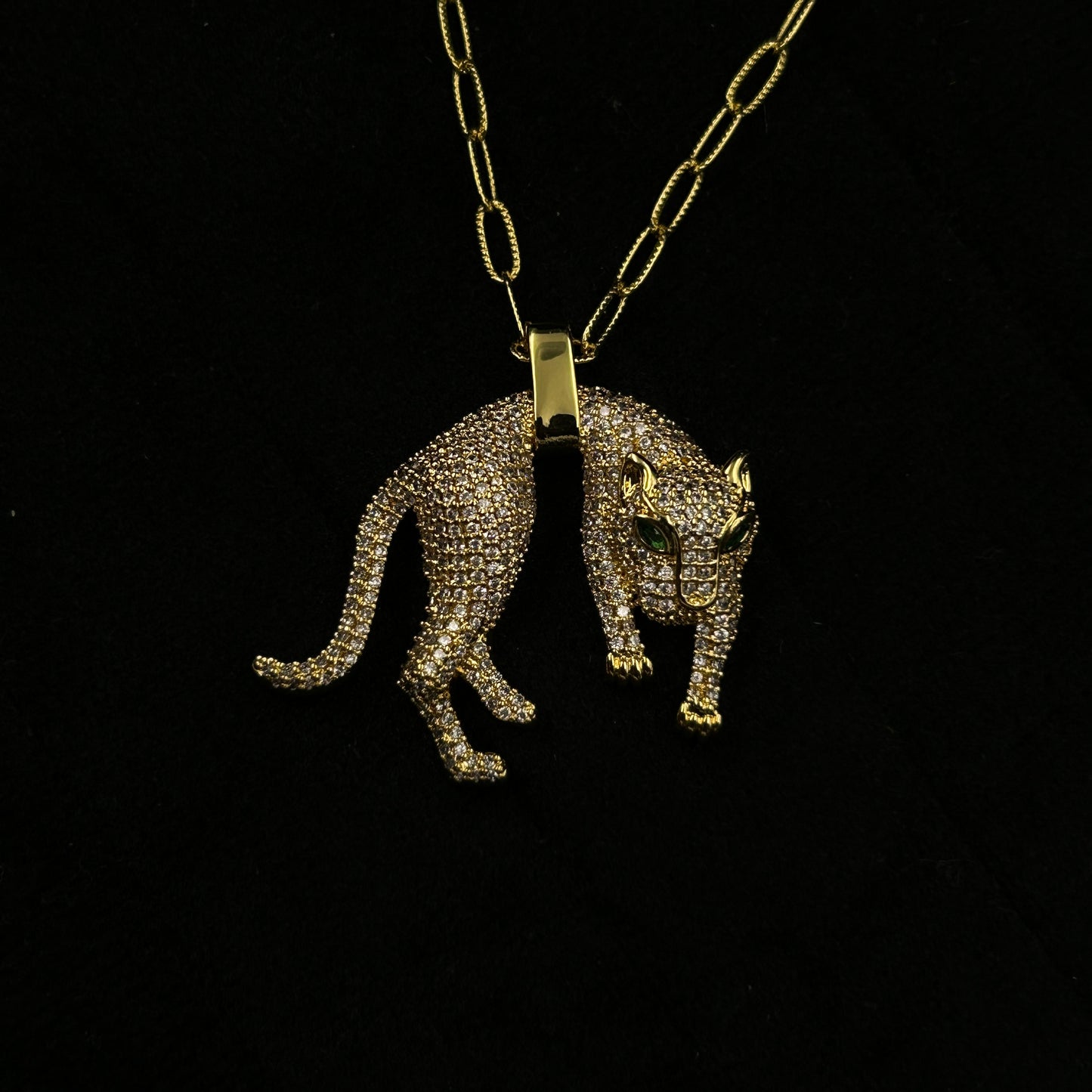 Panther with Chain - Stainless Steel (BIG)