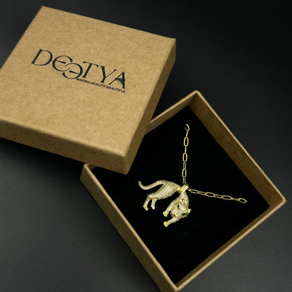 Panther with Chain - Stainless Steel (BIG)