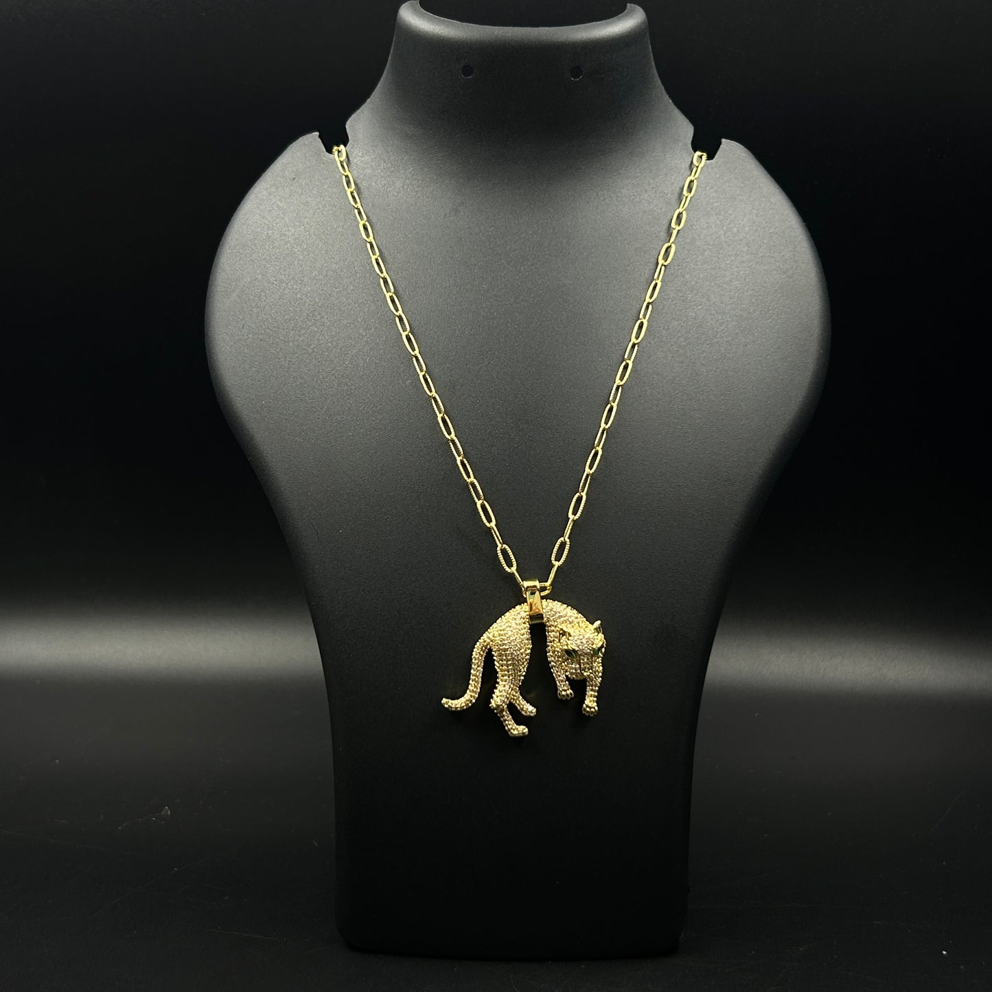 Panther with Chain - Stainless Steel (BIG)