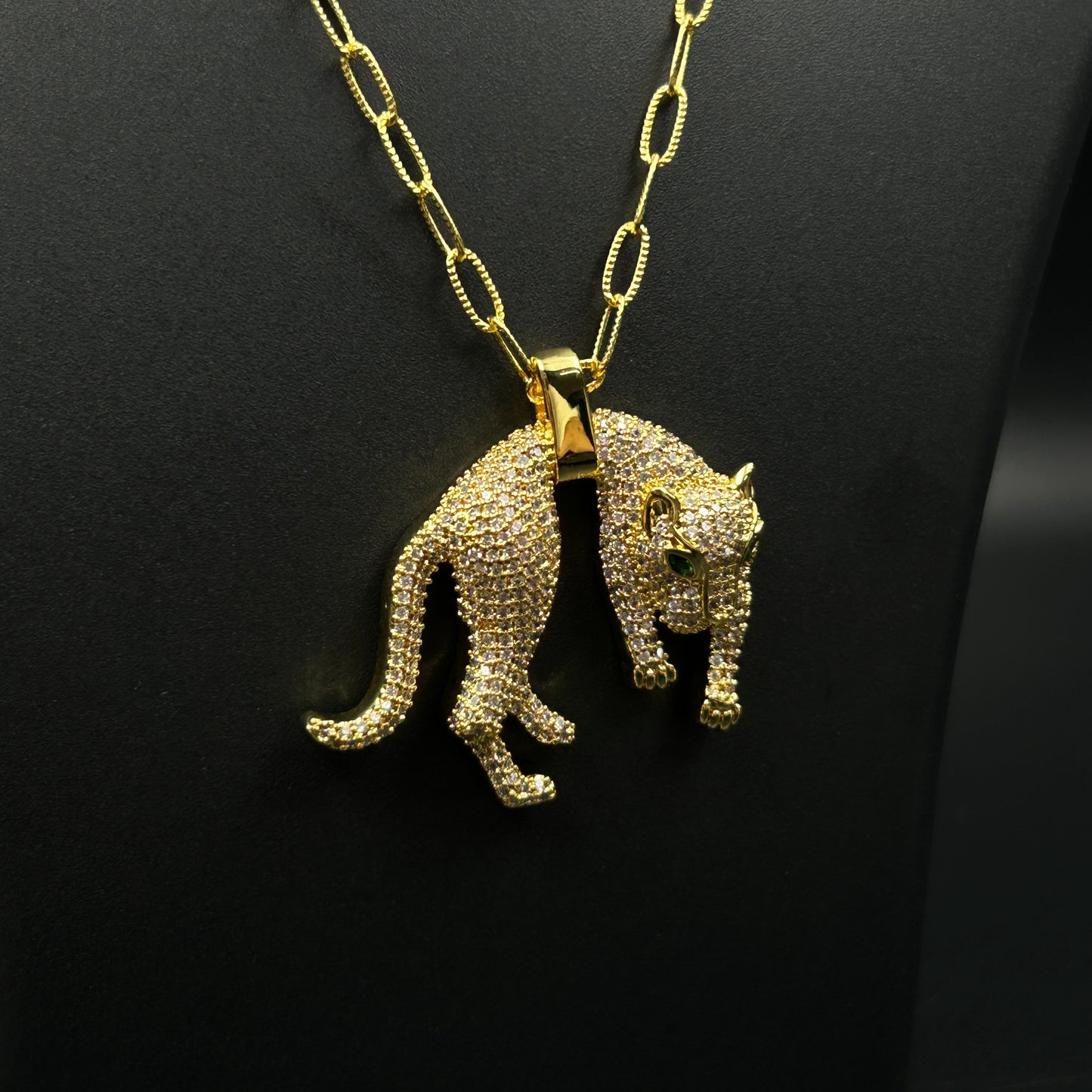 Panther with Chain - Stainless Steel (BIG)