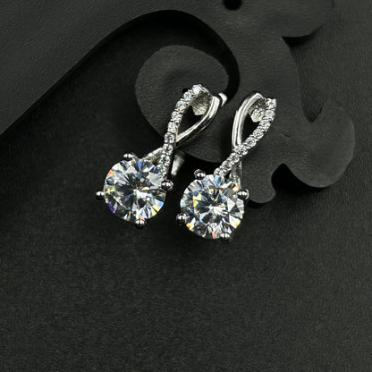 Pure Silver Minimal Dangle Earring