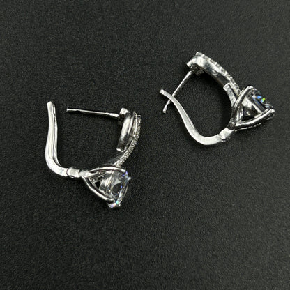 Pure Silver Minimal Dangle Earring