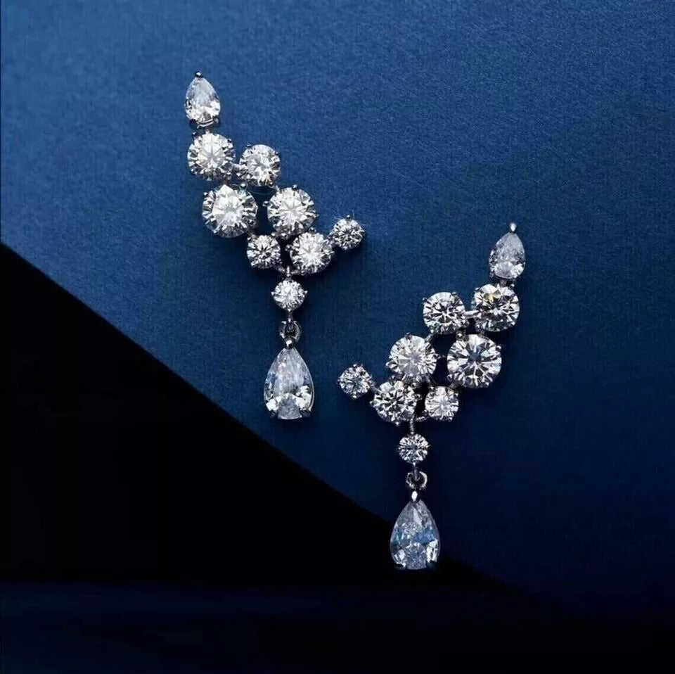 Cluster Diamond Earring