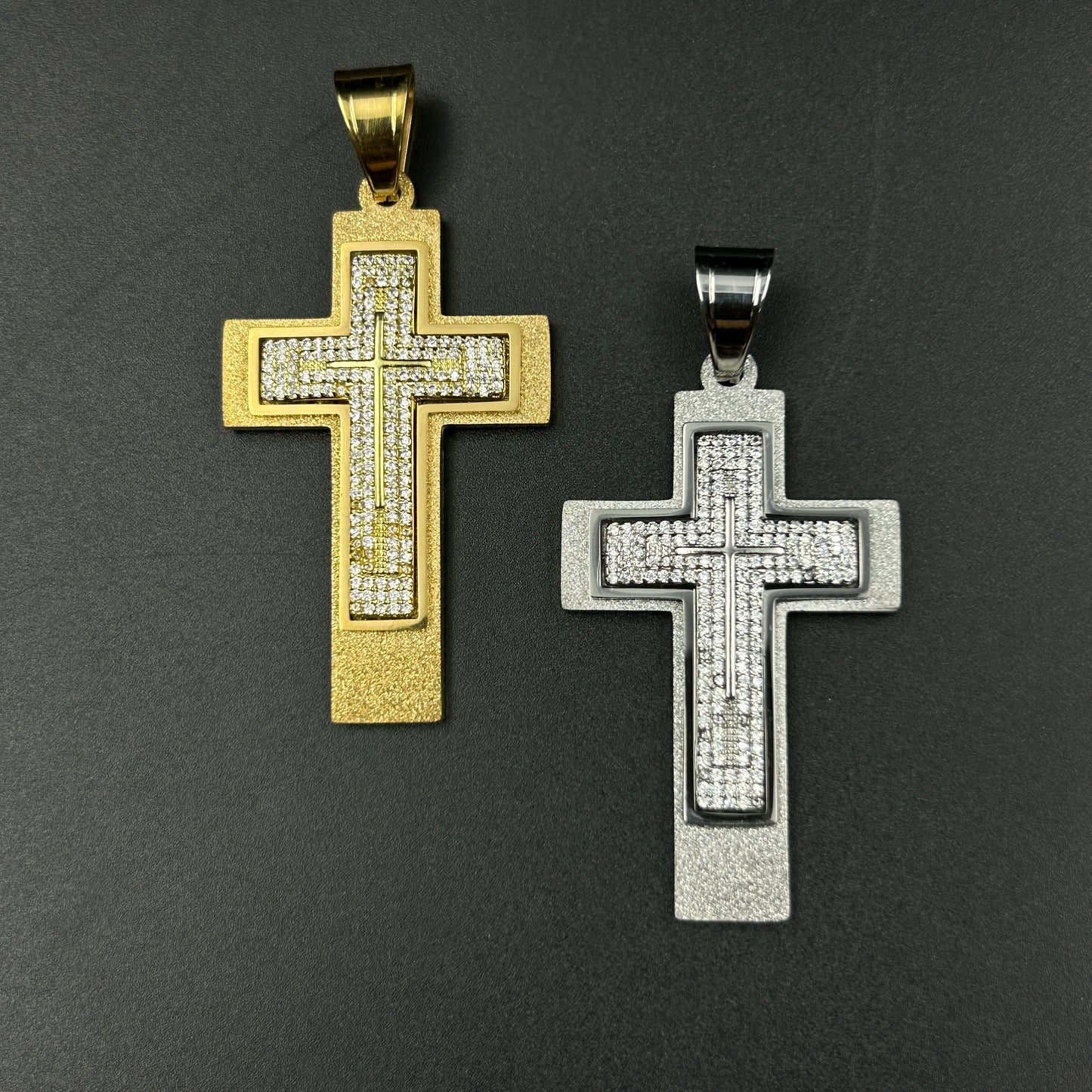 Men’s Stainless steel jesus Cross Pendant