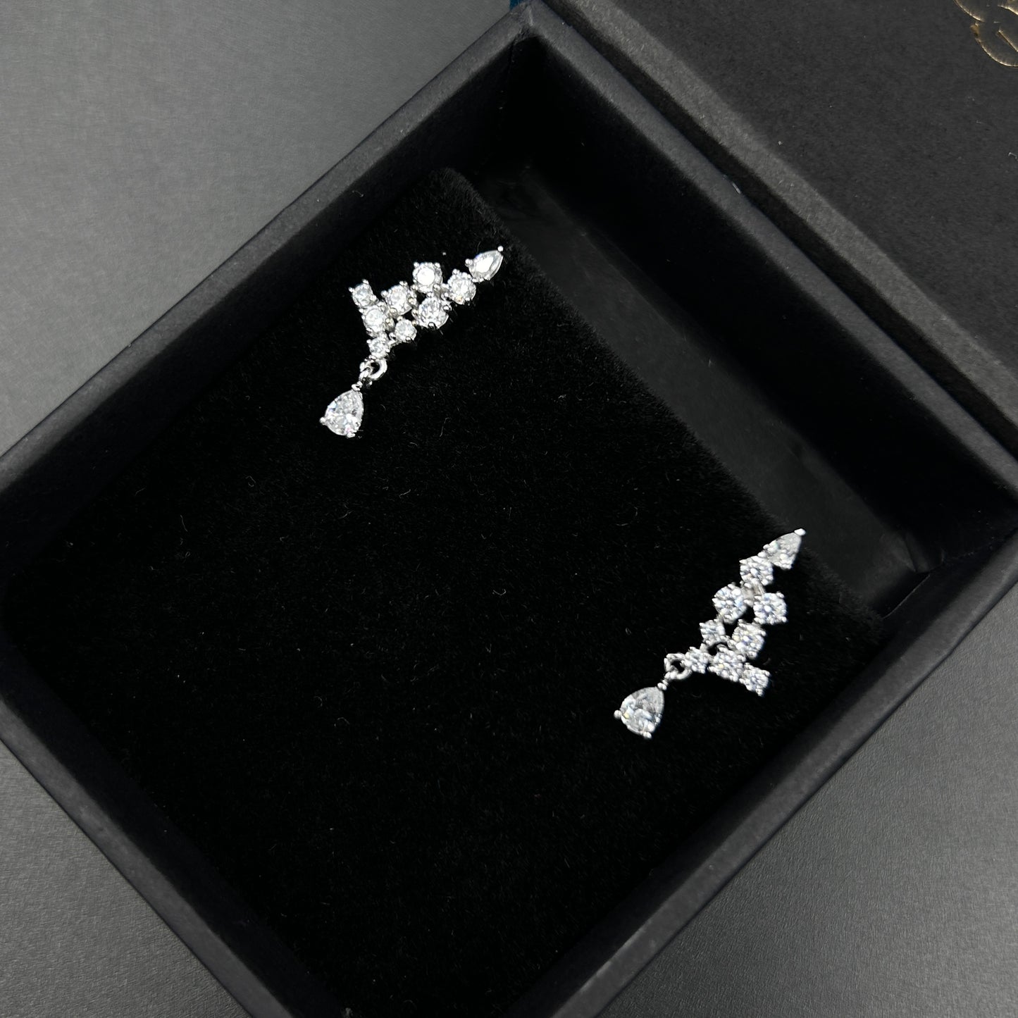 Cluster Diamond Earring