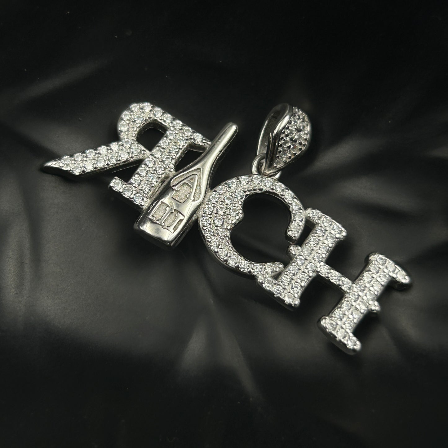 Silver Pendant - RICH Pendant for Men