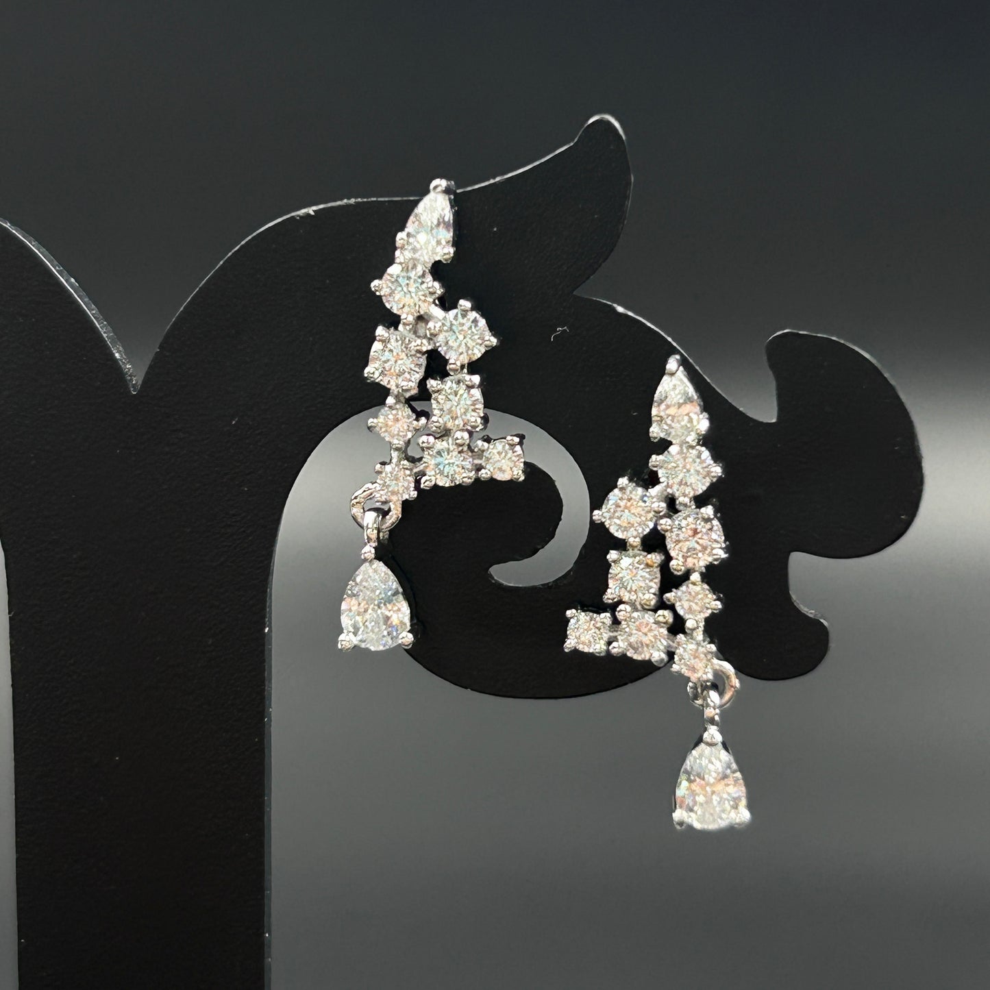 Cluster Diamond Earring