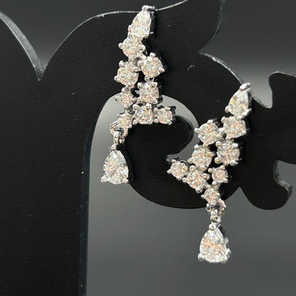 Cluster Diamond Earring