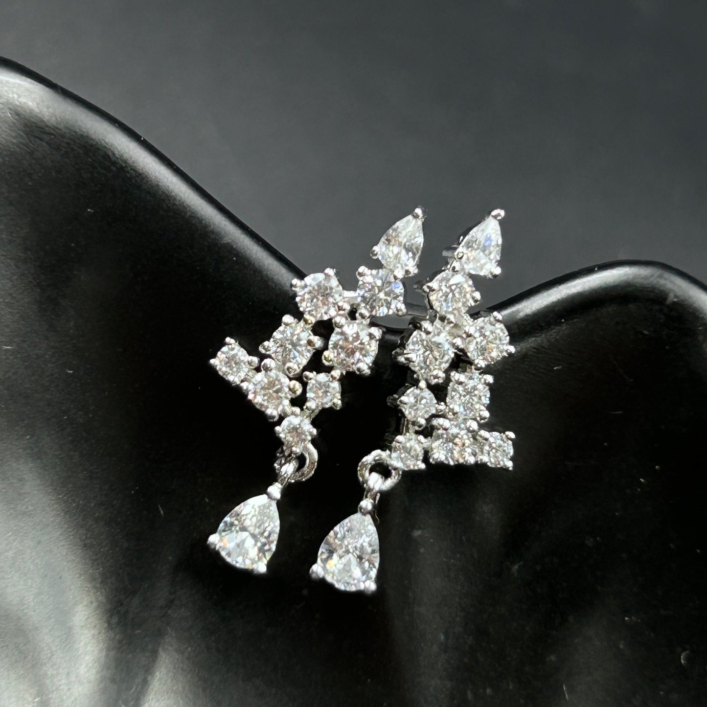 Cluster Diamond Earring