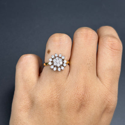 Pure Silver Floral Ring