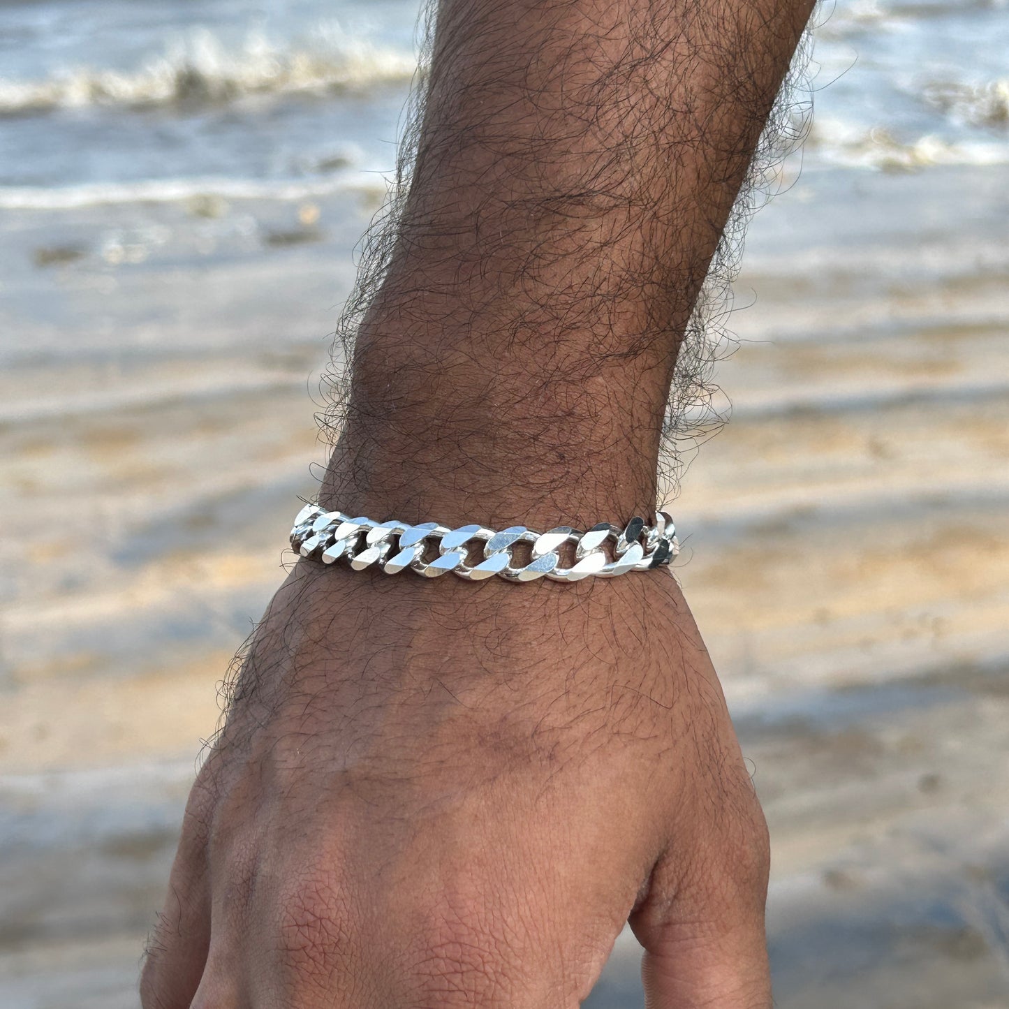 Men's Sterling Silver Cuban Link Bracelet