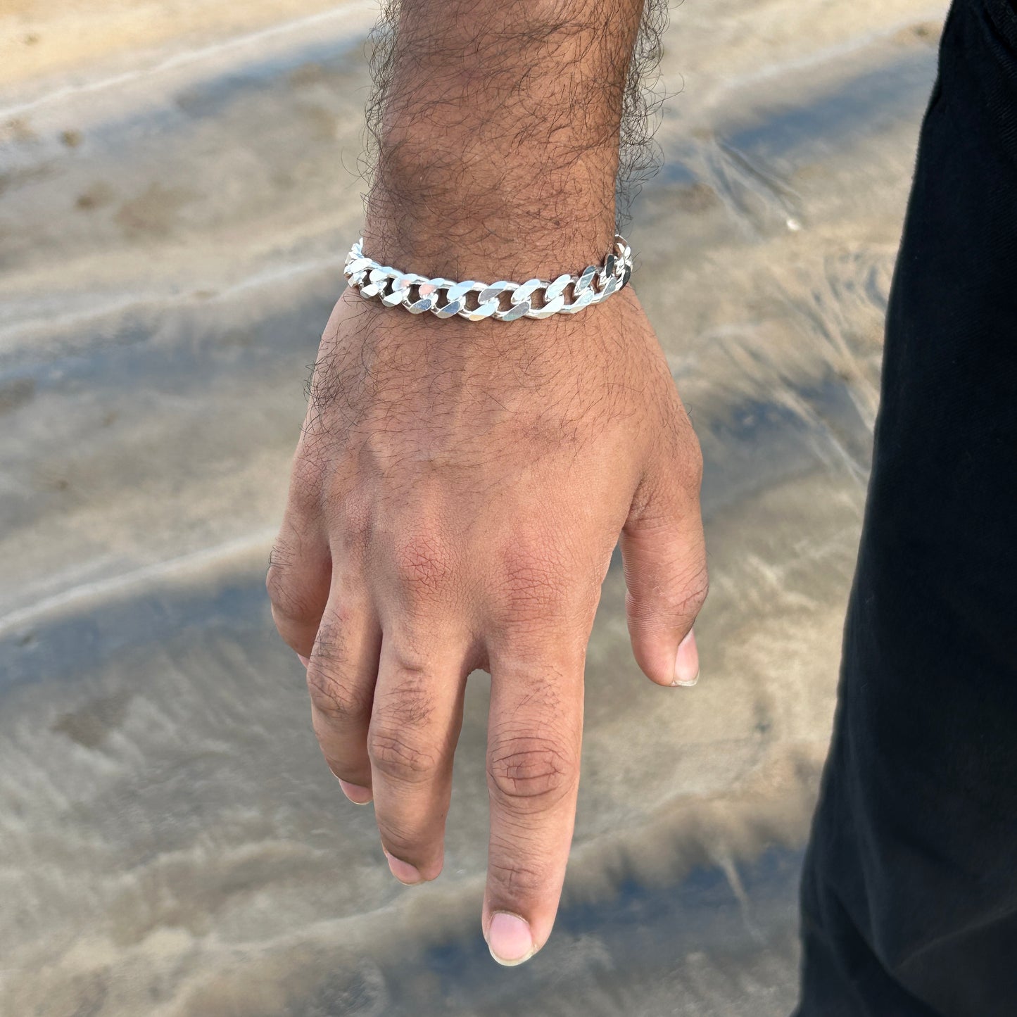 Men's Sterling Silver Cuban Link Bracelet