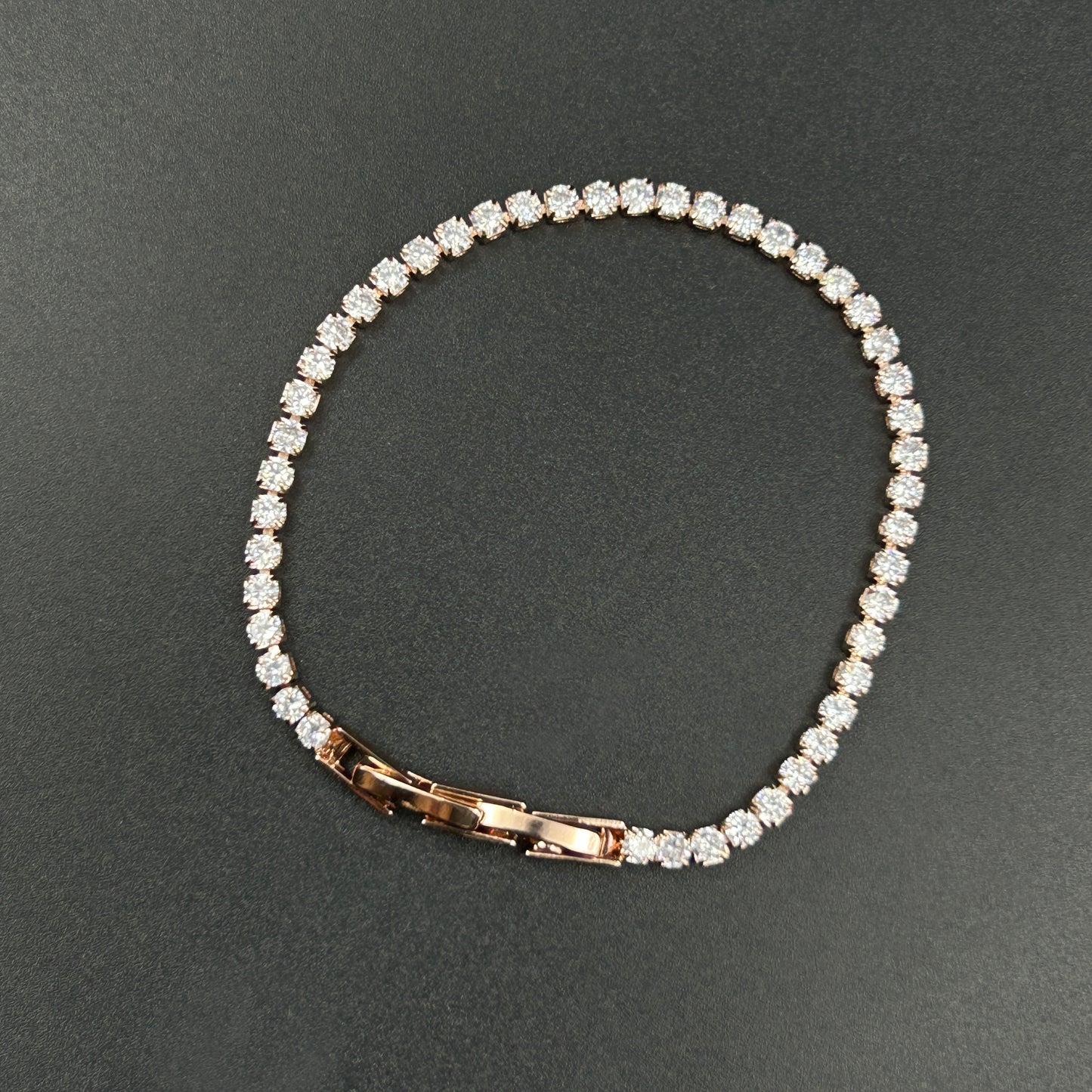 18k Rose Gold Plated Minimal Bracelet