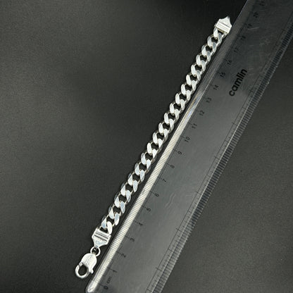 Men's Sterling Silver Cuban Link Bracelet