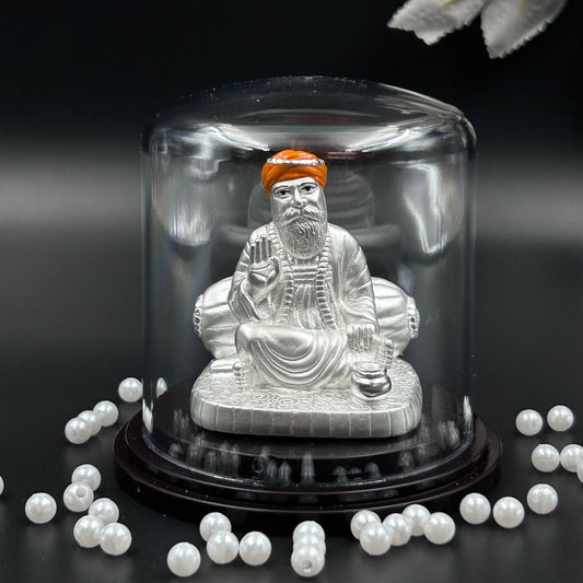 Gurunanak Waheguru 999 Silver Murti