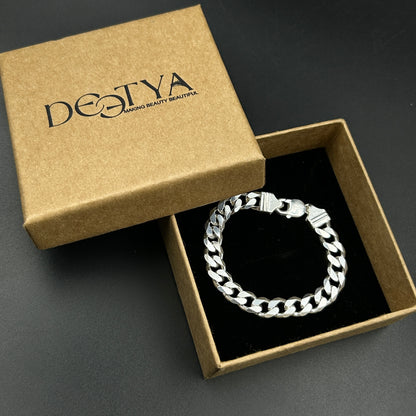 Men's Sterling Silver Cuban Link Bracelet