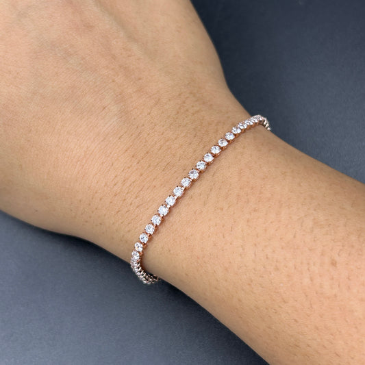 18k Rose Gold Plated Minimal Bracelet