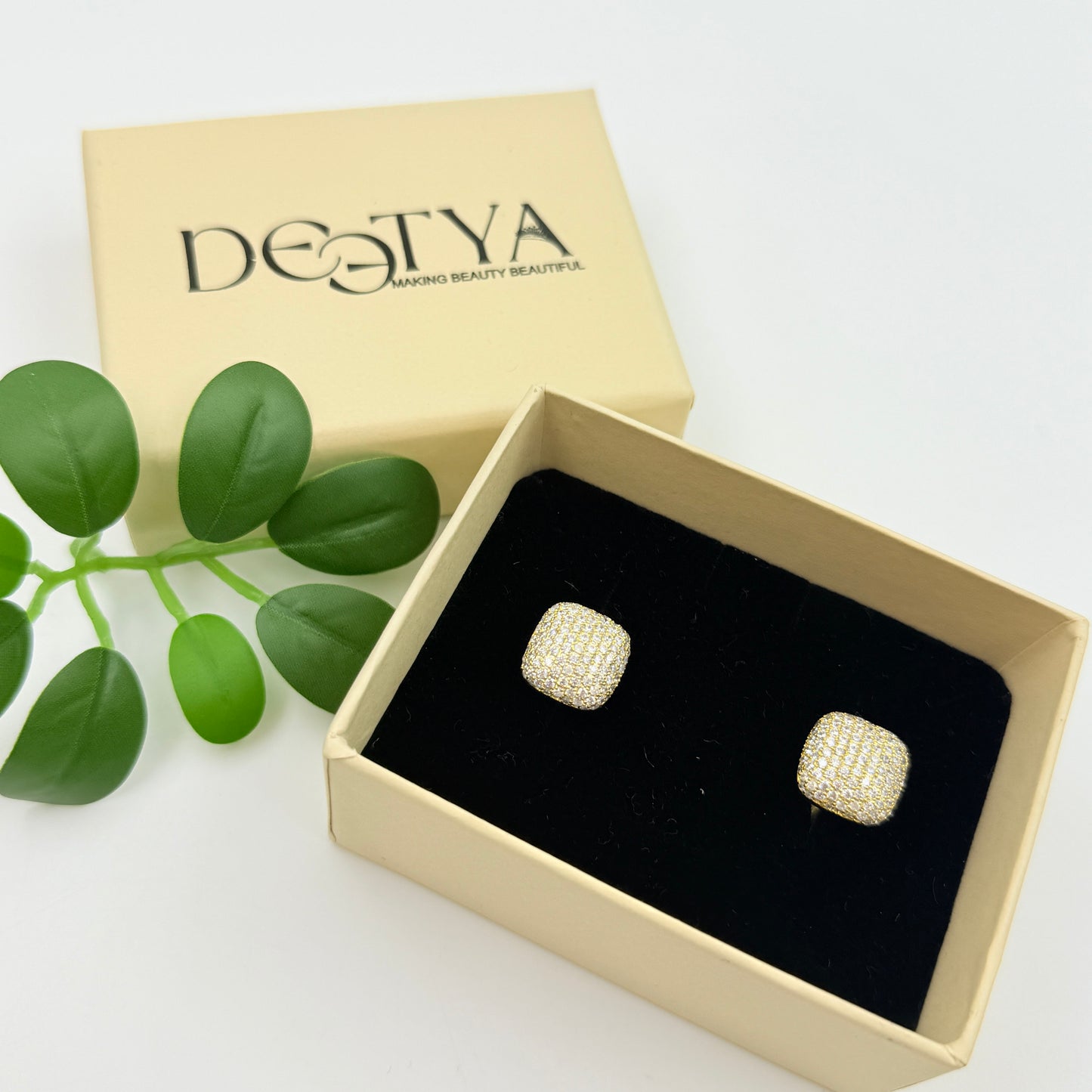 Gold MEN'S 925 Silver Dome Cufflink