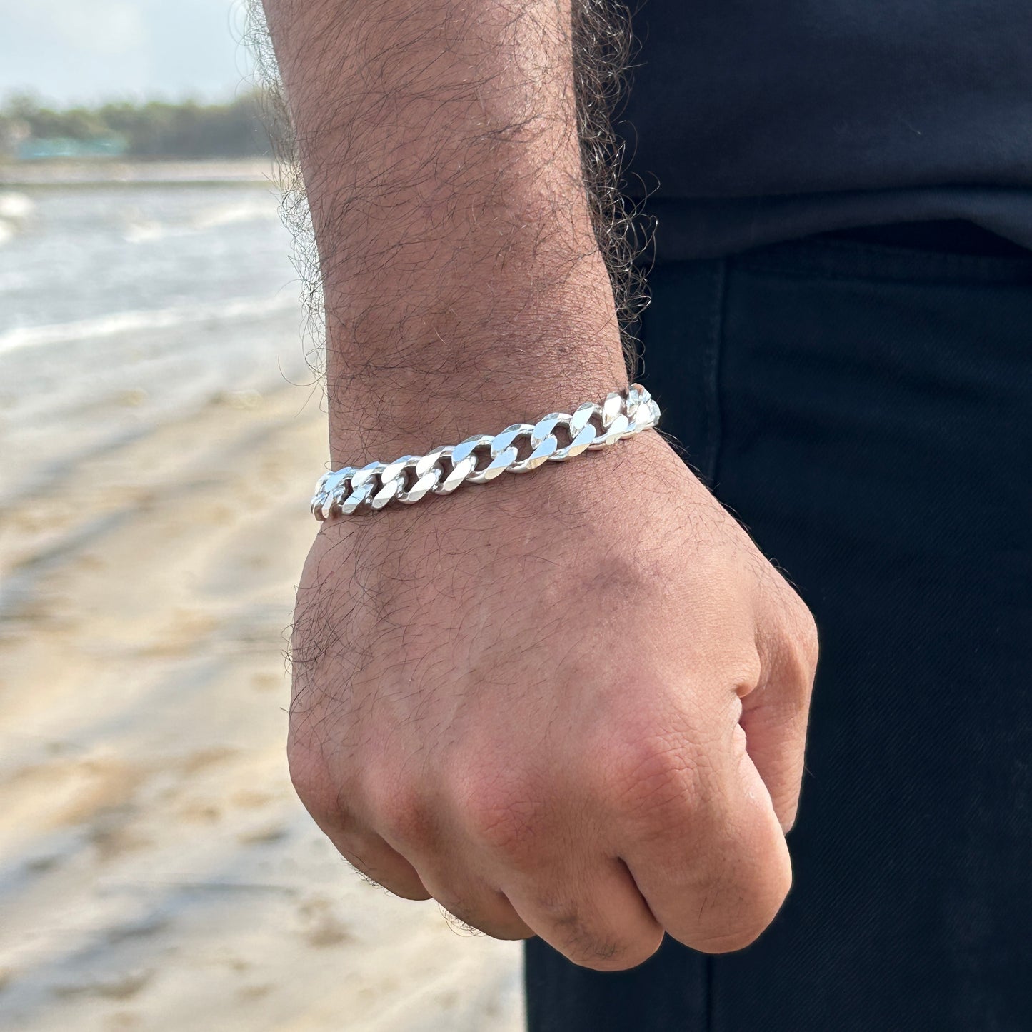 Men's Sterling Silver Cuban Link Bracelet