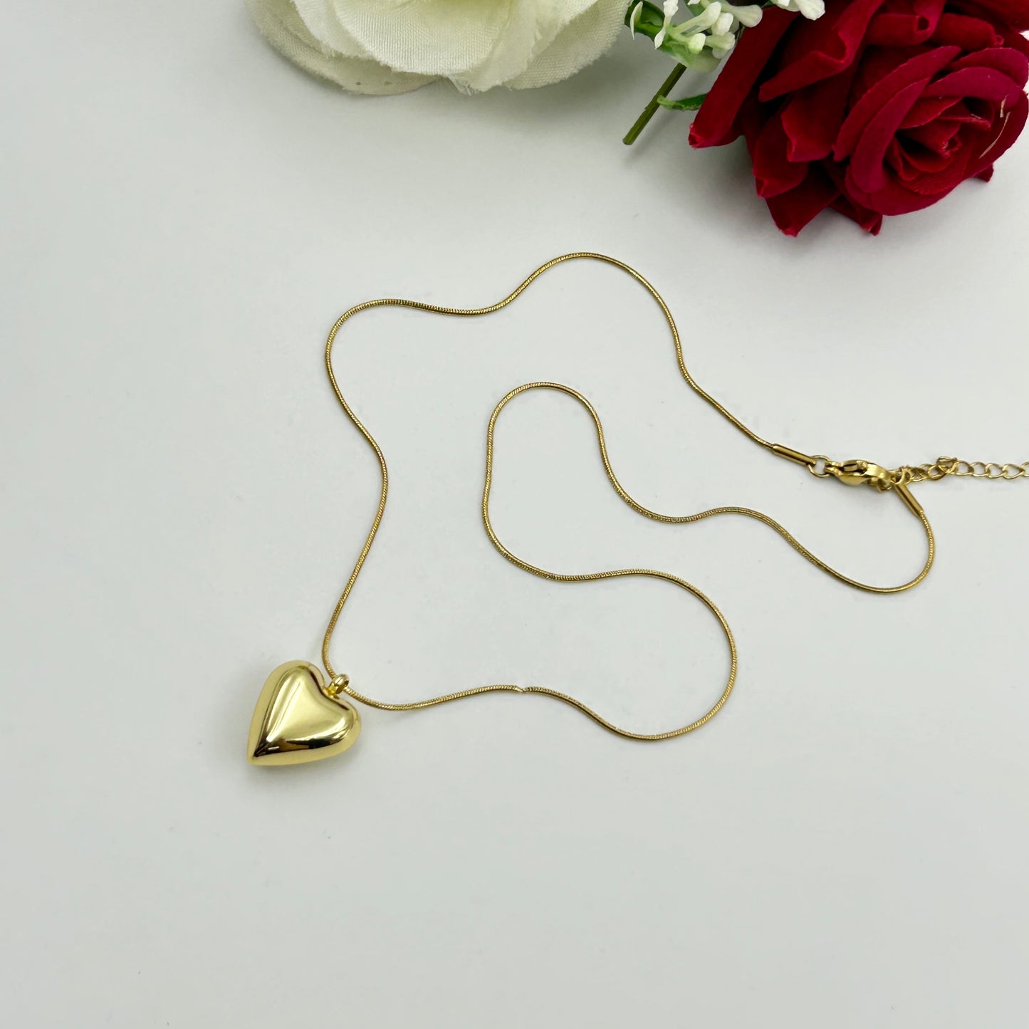 18K Gold Plated Heart Necklace