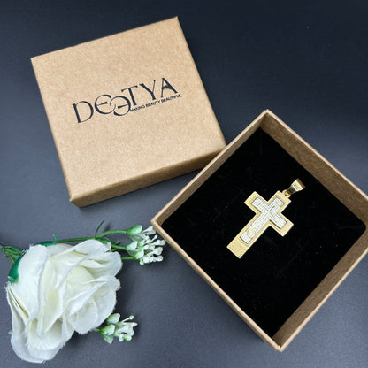 Men’s Stainless steel jesus Cross Pendant