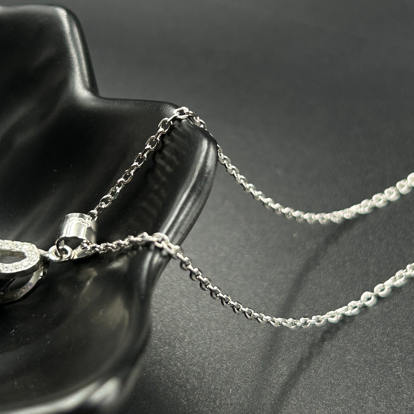 Rhombus Pendant - Silver Pendant and Chain