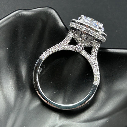 Women’s Silver Engagement Ring