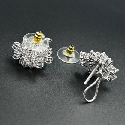 925 Silver Flower Earrings