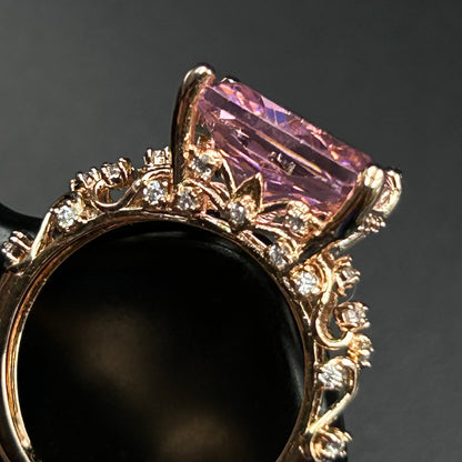 Pink Ruby Ring - Pure Silver Ring