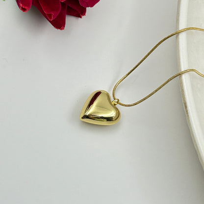 18K Gold Plated Heart Necklace